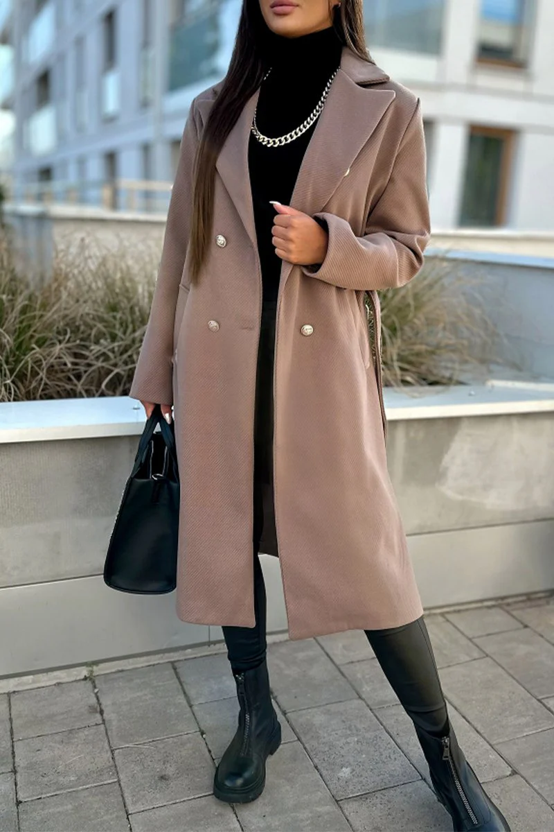 Women's Casual Lapel Long Coat